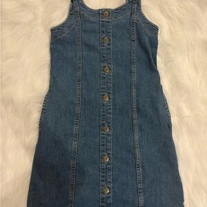 Abercrombie Kids Denim Button-Down Dress